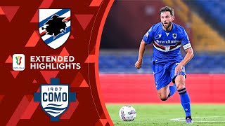 Sampdoria vs Como Extended Highlights  Coppa Italia  CBS Sports Golazo  Europe [upl. by Lupee]