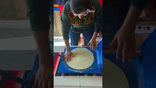 Intenté hacer una tlayuda mediana con esta tortillera grande tortillasdemaiz tortillashechasamano [upl. by Nosyd]