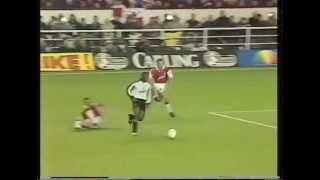 1996  Arsenal 2 Derby 2  Dean Sturridge Goal  BBC Radio Derby Commentary [upl. by Aicelf]