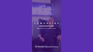 Coworking  Alles was du wissen musst in 60 Sekunden  Steuerwissen mit Manni [upl. by Mahan]