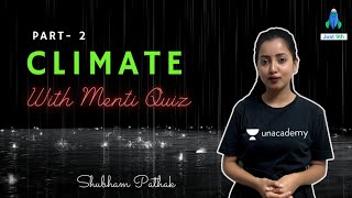 CBSE Class 9 Climate with Menti Quiz Part  2  Geography  Udaan  Just 9th  Shubham Pathak [upl. by Tirrej]