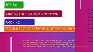 Windows Troubleshooting based Interview Questions and Answers  IT Job Preparation Part1 [upl. by Stonwin]