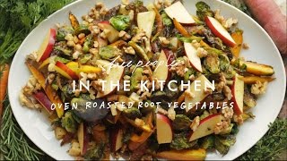 Roasted Vegetables Recipe  In The Kitchen  Free People [upl. by Peh203]