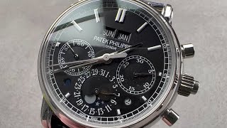 Patek Philippe 5204P Perpetual Calendar Split Seconds Chronograph 5204P011 Review [upl. by Eserehs]