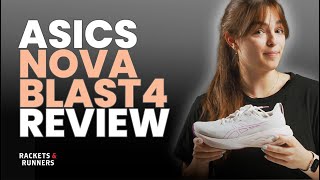 ASICS NovaBlast 4 Shoe Review  Rackets amp Runners [upl. by Notsgnik]