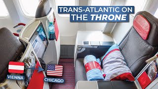 TRIPREPORT  Austrian Airlines BUSINESS CLASS  Vienna  Chicago OHare  Boeing 777200 [upl. by Irehj]