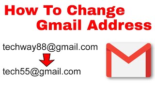 How To Change Gmail Address  Change Email  How To Change Email id and Username [upl. by Westbrooke]