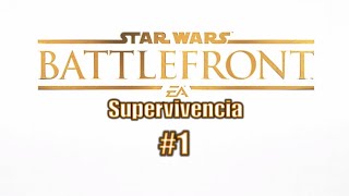 Star Wars Battlefront Ps4 Supervivencia en Tatooine audio latino [upl. by Llerrud]