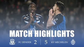 HIGHLIGHTS FC Dender vs KV Mechelen  20242025 [upl. by Arikahs]