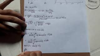 Deflexion maxima por el metodo de Integral de duhamel [upl. by Oribelle]