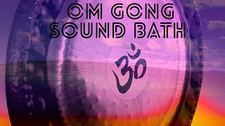 Uninterrupted Thirty Minute Gong Bath with Oetken 40quot Om Gong  Meditation Music  Gongs Unlimited [upl. by Yaresed677]