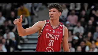 Tidjane Salaun  Cholet  2024 NBA Draft Extended Offensive Highlights [upl. by Vada673]