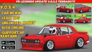 REVIEW UPDATEAN TERBARU FR LEGENDS V035 NEW CAR NISSAN GTR HAKOSUKAfr legends v 035 mod apk [upl. by Jackqueline711]