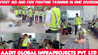 FIRST AID AND FIRE FIGHTING TRAINING IN AGIPL RMC DIVISION [upl. by Rodolph379]