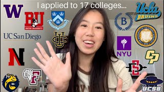 COLLEGE DECISION REACTIONS 2023 Columbia Barnard UCs NYU Boston University and more [upl. by Lupien]