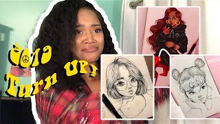 SKETCHBOOK TOUR 2018  MY FAVE PIECES  2019 TURN UP and NEW YEAR INSPO [upl. by Halimak]