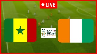 🔴LIVE Senegal vs Cote DIvoire  Africa Cup of Nations 2024 Match Highlights Video Game Simulation [upl. by Won]