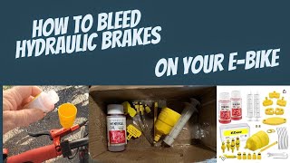 Brake Bleeding Tips  Optimize your ebikes brakes [upl. by Lexy124]