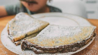 CREPES ALLA NUTELLA FATTE IN CASA  La miglior ricetta di sempre per farle sottilissime senza grumi [upl. by Darryl8]