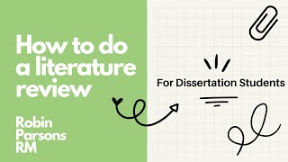 How to write a dissertation for nursing and midwifery students [upl. by Hurff213]