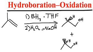 Hydroboration Oxidation Reaction  Alkene reaction  Organic Chemistry [upl. by Rehctelf]