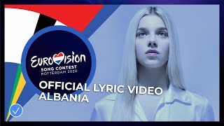 Arilena Ara  Fall From The Sky  Albania 🇦🇱  Official Lyric Video  Eurovision 2020 [upl. by Kelci]