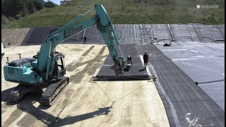 Environmental Engineering  Bottom lining and cover lining systems for landfills with geosynthetics [upl. by Atiluap]