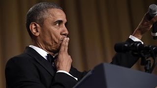 President Obamas Mic Drop at White House Correspondents Dinner [upl. by Silvie]