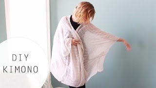 DIY Kimono Tutorial Using a Scarf [upl. by Brause]