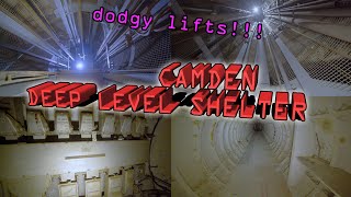 Camden Deep Level Shelter DODGY LIFTS TO BUNKER [upl. by Telimay]