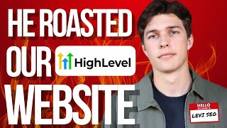 Our HighLevel Rank and Rent Site Gets ROASTED By SEO Pro [upl. by Stearn795]