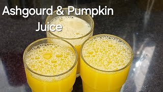 Healthy Ashgourd amp PumpkinJuiceHow To Make Ashgourd Pumpkin JuiceGummadikaayaampBudida Gummadikaaya [upl. by Aikemit]