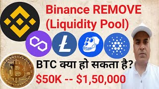 Binance Delist ADA MARIC CHZ LRC APE from Liquidity  BTC 50k to 150K  Earn with Rohitash [upl. by Christin]