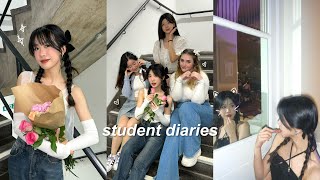 Student archives 📼 daily uni life end of first term kpop showcase [upl. by Eilra]