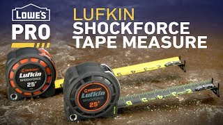 Lufkin Shockforce Tape Measure  Lowes Pro Products [upl. by Cyrie]