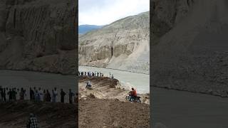 landsliding in Gilgit Skardu Road landsliding gilgitroad shorts skarduroad [upl. by Nolrac]