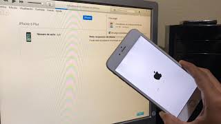 Como Restaurar o Flashear iPhone 77plus 88plus Con ITunes [upl. by Nahtahoj]