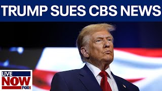 Trump sues CBS News for 10 billion over Harris interview  LiveNOW from FOX [upl. by Niltiac]