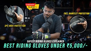 Best Riding Gloves Under ₹5000  Best In Budget Riding Gloves Explained [upl. by Dodi104]