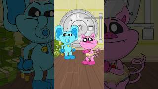 Bubba Bubbaphant GIVES money to friends 💵 Poppy playtime chapter 3 animation funny cartoon meme [upl. by Angele]