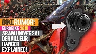 SRAMs Universal Derailleur Hanger concept explained [upl. by Hurleigh]