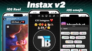 New iOS Instagram on Android New Update  iPhone Story  iOS 174 Emojis Font  Instax v2🚀 [upl. by Ettenig]