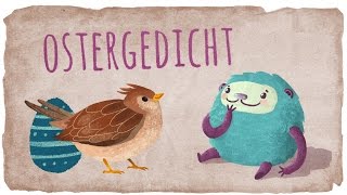 Putziges kurzes Ostergedicht für Kinder mit Flunkeblunk zum Lernen [upl. by Ahsielat461]