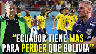 🇧🇴 PRENSA BOLIVIANA DIVIDIDA para ENFRENTAR a 🇪🇨 ECUADOR 😱 REACCIÓN 🇦🇷 [upl. by Flessel883]