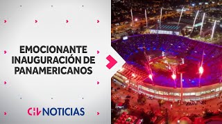 Así fue la emocionante inauguración de los Juegos Panamericanos Santiago 2023 quotSomos un todoquot [upl. by Ludewig131]