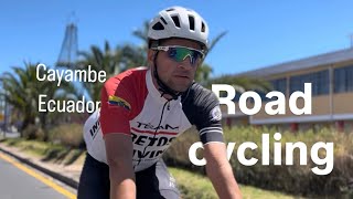 Road cycling in Cayambe On 3500 msn [upl. by Tigges]