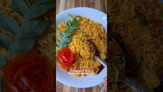 🍅 Tomato Rice 🍚 Also called Thakkali Sadam is a quick and delicious recipe from South India [upl. by Amyaj]