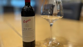 Penfolds 2018 Bin 407 Australia Premium Wine Review [upl. by Nigel]