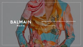 Balmain Spring Summer 24 Fashion Show Teaser [upl. by Aiket937]