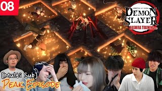 柱・結集 demon slayer season 4 episode 8 reaction mashup [upl. by Ahsenit]